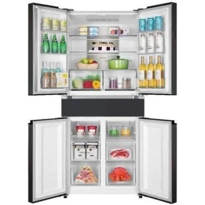Réfrigérateur Multi Porte Side By Side DeFrost 429L Hoover -Noir