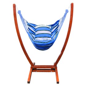 Hamac chaise 1 place (SIESTA-bleu)  - 1