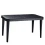 Table rotin prestige noir