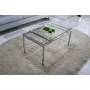 Table Basse \"TT\" Verre & Inox