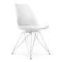 Chaise style scandinave Blanc (EIFFEL)