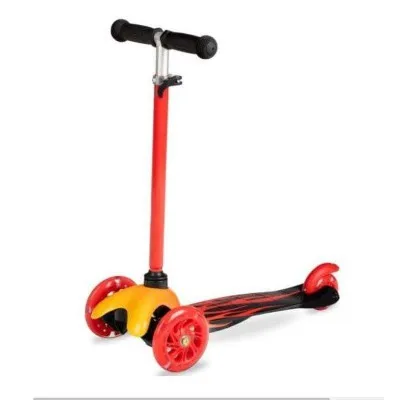 TROTTINETTE FOREVER POUR ENFANTS AVEC TROIS ROUES ROUGE