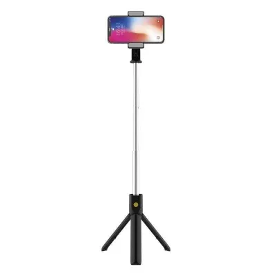 TRÉPIED SELFIE KSIX PRO POUR SMARTPHONE AVEC TÉLÉCOMMANDE 70CM - NOIR