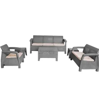 Salon jardin SYPHAX SOFPINCE 6 PLACES  -PACK CONFORT