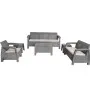 Salon jardin SYPHAX SOFPINCE 6 PLACES  -PACK CONFORT