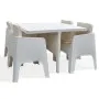 Salon De Jardin Gamarth Sotufab 4 Places -Blanc