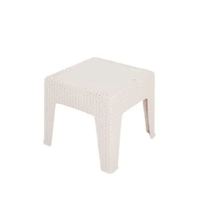 Table Basse Rotin Blanc SOFPINCE