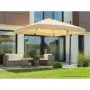 Parasol déporté en aluminium CARRÉ 3 X 3 M (SHADOW AVEC LAMBREQUIN)