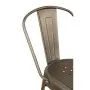 CHAISE A INDUSTRIELLE EN MÉTAL -SILVER