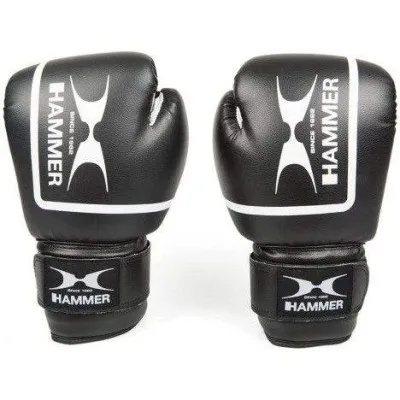 Gants de box FITNESS 8 OZ -Noir & Blanc (95608)