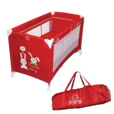 Parc lit PRIMA Happy Plus 2 niveaux - rouge (PARC002)