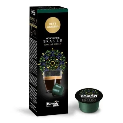 Paquet de 10 capsules Caffitaly Brasil Alta Mogiana