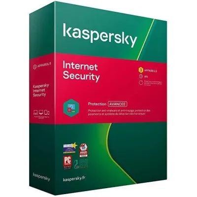 ANTIVIRUS KASPERSKY INTERNET SECURITY 3PC/1AN (ANTVR-KSPR-3PC)