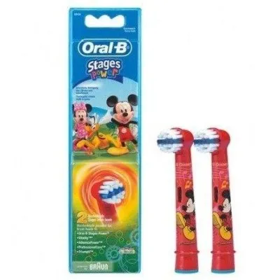 2 Brossette Mickey Oral-B BRAUN