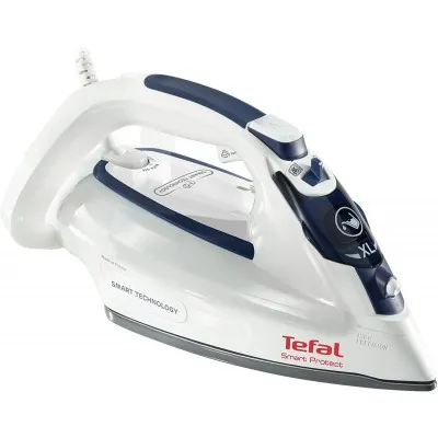 FER À VAPEUR TEFAL SMART PROTECT 2600W -BLANC&BLEU (FV4981)