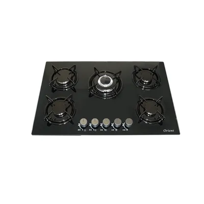 Plaque Encastrable ORIENT 5 FEUX NOIR (OP-5F-VN)