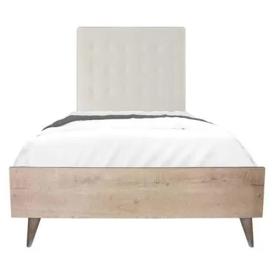 Lit rim 120 x 190 cm -amazona & crème sotufab