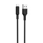 CÂBLE HOCO X25 FAST 2A POUR TYPE-C 1M - NOIR (CAB-HOC-X25-SM) HOCO - 1