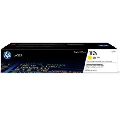 Toner LASERJET D\'ORIGINE HP 117A - JAUNE (W2072A)