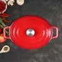 Cocotte Ovale 29cm 4.5l Livoo -Rouge