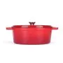 Cocotte Ovale 29cm 4.5l Livoo -Rouge