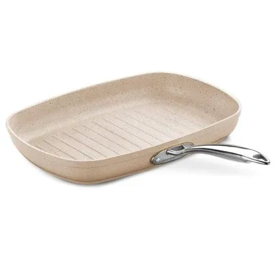 Poêle À Griller Rectangulaire En Granit 35x25 cm KORKMAZ