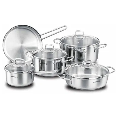 Set de cuisine perla cookware 9 pièces KORKMAZ (A1609)