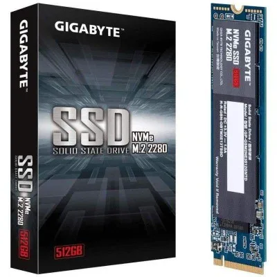 Disque Dur Interne GIGABYTE 512 Go SSD NVME (F080321)