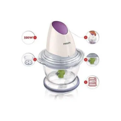 Mini hachoir 500W PHILIPS (HR1397/10)