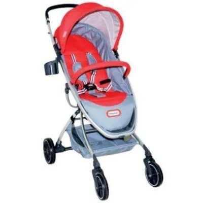 Poussette PRIMA Little Tikes -Rouge & Gris (PST011-LT102)