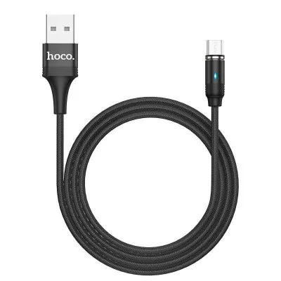 Câble Micro USB Magnétique HOCO Micro-USB 1.2M -Noir