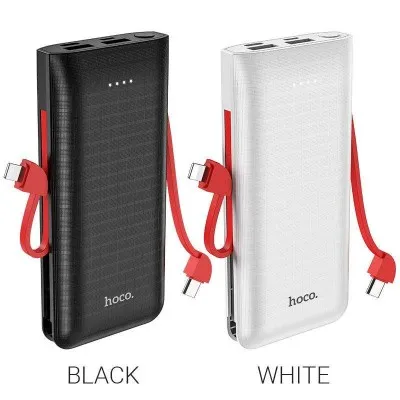 Power Bank HOCO J67 10000MAH Cable Type-C + USB Iphone