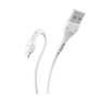 CABLE HOCO X37 3A 1.2M POUR MICRO-USB - BLANC (CAB-HOC-X37-M) HOCO - 1 chez affariyet pas cher