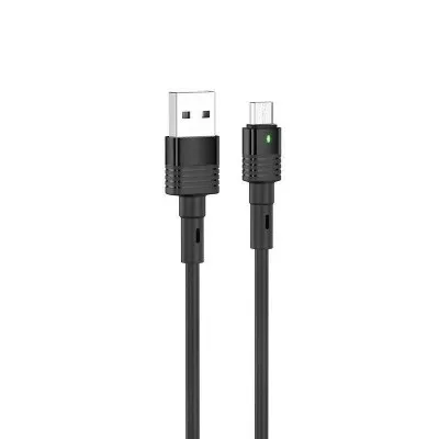 Cable HOCO U82 Silicone 3A 1M Pour IPHONE -Noir