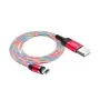 Câble USB HOCO U90 Magnétique Avec Led Pour IPhone -Rouge