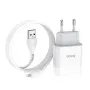 Chargeur HOCO C73A 2.4A Pour IPHONE 2 Ports USB -Blanc