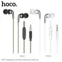 Écouteur Stéréo Avec Micro HOCO M71 -Noir & Blanc