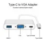 CONVERTISSEUR TYPE-C VERS USB3.0 HDMI TYPE C (ADAPT-TC-3IN1)