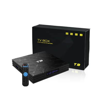 Box Android T9 4K 4Go 32Go + 1An IPTV - (BOX-T9)