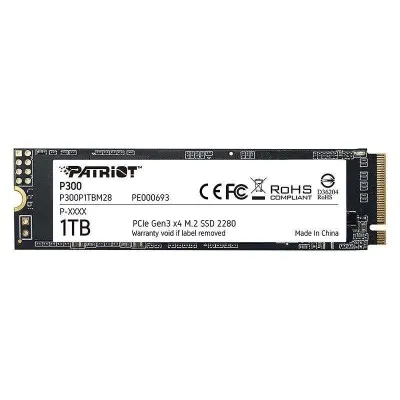 DISQUE DUR INTERNE PATRIOT P300 1TB M.2 2280 PCIE NVME (P300P1TBBM28)