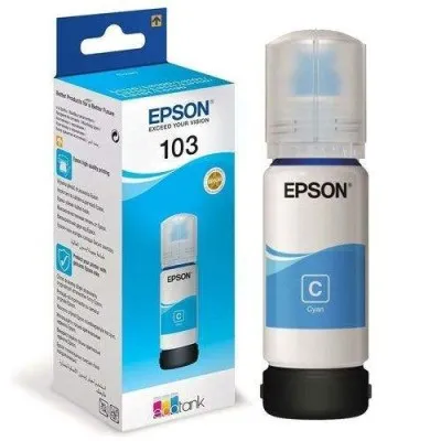 Bouteille D\'encre EPSON Original Ecotank 103 - Cyan