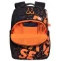 SAC À DOS RIVACASE URBAN 5430 - NOIR ET ORANGE (5430-NOIR-ORANGE)