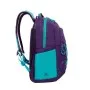 SAC À DOS RIVACASE URBAN 5430 - VIOLET ET AQUA (5430-VIOLET-AQUA)