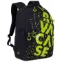 SAC À DOS RIVACASE URBAN 5430 - NOIR ET LIME (5430 -NOIR-LIME)