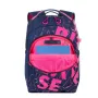 SAC À DOS RIVACASE URBAN 5430 - BLEU ET ROSE (5430-BLEU-ROSE)