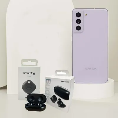 Smartphone SAMSUNG Galaxy S21 FE 5G VIOLET 8G/256G + BUDS+ + SMARTTAG  (S21FE+BUDS+/+SMARTTAG-VIOLET)