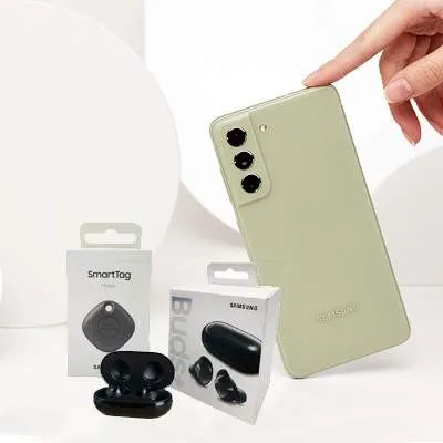 Smartphone SAMSUNG Galaxy S21 FE 5G VERT 8G/256G + BUDS+ + SMARTTAG  (S21FE+BUDS+/+SMARTTAG-VERT)