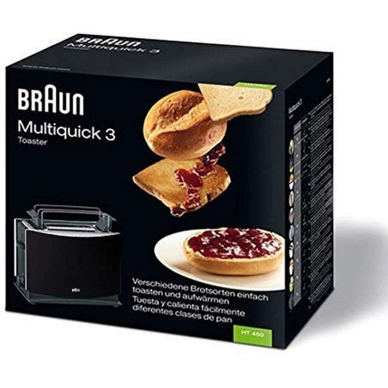 Grille pain multiquick 3 1000 W BRAUN (HT450BK) BRAUN - 3 chez affariyet à bas prix