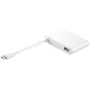 Huawei Mate Dock 2 Adaptateur AD11 HDMI/VGA/USB C - Blanc (AD11-02452242)