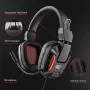 Casque Micro Gamer HAVIT LED -Rouge & Noir